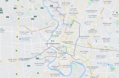 방콕 지도